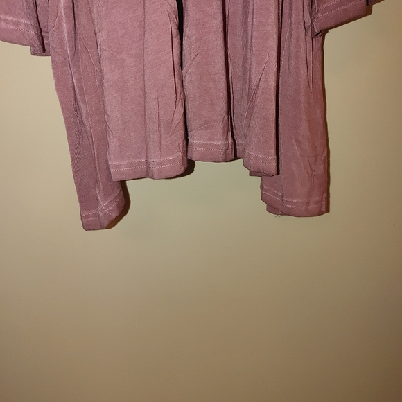 POL Purple/Burgandy Cold Shoulder Top, Size S, Will Fit S-L - Picture 6 of 6